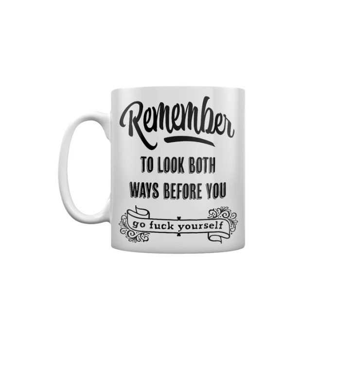 Look Both Ways Mug