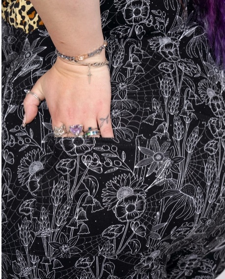 Floral Cobwebs Dungarees - Image 4
