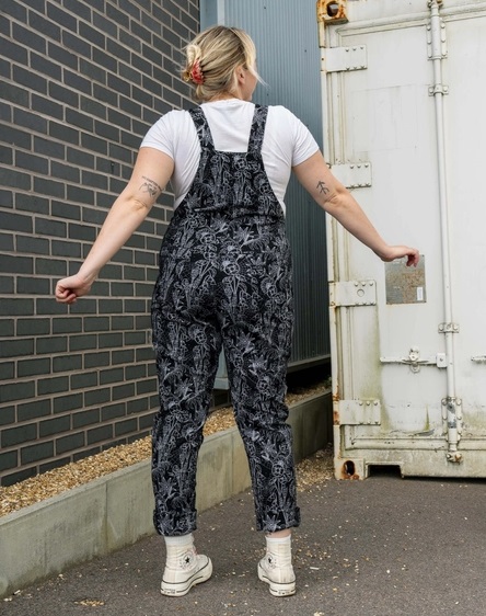 Floral Cobwebs Dungarees - Image 2