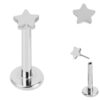 Titanium Star Labret