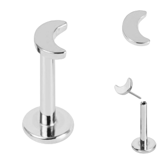Titanium Moon Labret