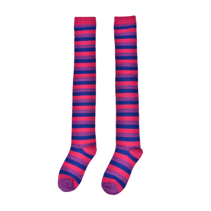 Over The Knee Stripe Socks - Image 7