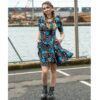 Jellyfish Fit and Flare Dress